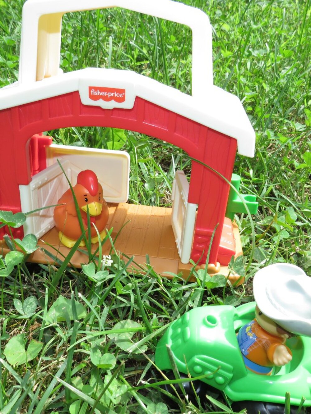 Vintage Fisher-Price Little People Farm Barn Playset #77309 | 2001-2002 Mattel